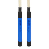 Maxbell Wood Drum Sticks Drum Sticks Brushes for Rock Band Folk Acoustic Performance Blue