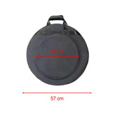 Maxbell Cymbal Gig Bag with Exterior Pocket Multi Compartments Padded Divider 22inch