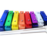 Maxbell Xylophone Gifts Colorful 8 Note Glockenspiel for Kindergarten Preschool Kids