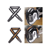 Maxbell Bass Guitar Strap Durable for Bass Guitars Electric Guitar Classical Guitars Black White