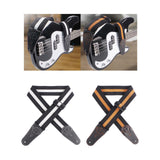 Maxbell Bass Guitar Strap Durable for Bass Guitars Electric Guitar Classical Guitars Black White