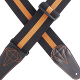 Maxbell Bass Guitar Strap Durable for Bass Guitars Electric Guitar Classical Guitars Black Brown