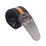 Maxbell Bass Guitar Strap Durable for Bass Guitars Electric Guitar Classical Guitars Black Brown