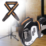 Maxbell Bass Guitar Strap Durable for Bass Guitars Electric Guitar Classical Guitars Black Brown