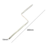 Maxbell Jazz Drum Z Shape Rod Hardware Support Rod Cymbal Arm Percussion Accessories