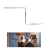 Maxbell Cymbal Arm Holder Z Arm Parts for Jazz Drum Percussion Drum Arms Support Rod Medium