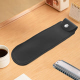 Maxbell Harmonica Case PU Leather Portable Compact Box Cover Musical Instrument Part 21 and 24 holes