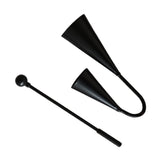 Maxbell Agogo Bells Teaching Aids Birthday Gift Funny Handheld Percussion Instrument 25cmx14cm
