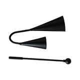 Maxbell Agogo Bells Teaching Aids Birthday Gift Funny Handheld Percussion Instrument 25cmx14cm