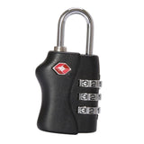 Maxbell TSA Approved 3-Digit Combination Lock Code Padlock Travel Bag and Gym Locker