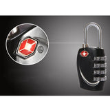 Maxbell TSA Approved 3-Digit Combination Lock Code Padlock Travel Bag and Gym Locker