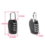 Maxbell TSA Approved 4-Digit Combination Lock Code Padlock Travel Bag and Gym Locker