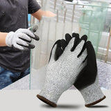 Maxbell Protective Labor Gloves Anti-slash Work Gloves Safety Yardwork Construction