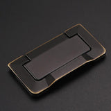 Max Invisible Metal Pull Cabinet Cupboard Drawer Handle Antique Retro brown