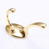 Max European Style Ceramic Head Door Wall Hooks Holder Key Towel Coat Hat Hanger Golden L