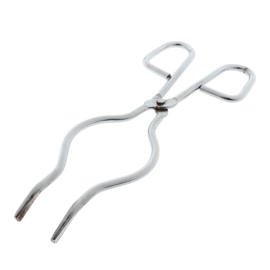 Maxbell Chemistry Experiment Heating Crucible Tongs Crucible Holder Lab Supplies 20 x 7 cm