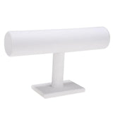 Max T-bar Jewelry Bracelet Bangle Watch Display Stand Holder White Velvet