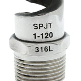 Max Spiral Jet Cone Atomization Spray Nozzle 1" Male 316 Stainless Steel