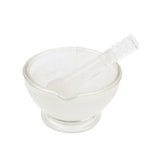 Max Glass Mortar with Pestle Lab Kitchen Spice Drug Grinder Mixer 60mm
