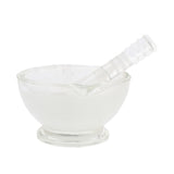 Max Glass Mortar with Pestle Lab Kitchen Spice Drug Grinder Mixer 60mm