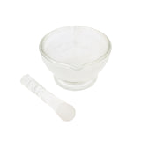 Max Glass Mortar with Pestle Lab Kitchen Spice Drug Grinder Mixer 60mm