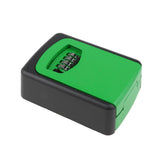 Max Key Storage Lock Box 4-Digit Combination Lock Box Wall Mounted  Green