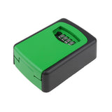 Max Key Storage Lock Box 4-Digit Combination Lock Box Wall Mounted  Green