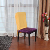 Max Universal Spandex Chair Covers For Wedding Party Decoration Yellow