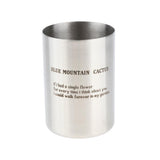 Max Modern Style Stainless Steel Pen Holder Pencil Storage Blue mountain