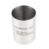 Max Modern Style Stainless Steel Pen Holder Pencil Storage Blue mountain