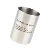 Max Modern Style Stainless Steel Pen Holder Pencil Storage Blue mountain