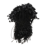 Max 1000 Pieces Tag String Lock Fastener Clothing Labeling Tagging Supply black