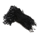 Max 1000 Pieces Tag String Lock Fastener Clothing Labeling Tagging Supply black