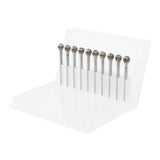 Max 10 Pieces 6mm Tungsten Carbide Burrs Rotary Point Burrs Grinder Shank Bits