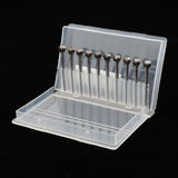 Max 10 Pieces 6mm Tungsten Carbide Burrs Rotary Point Burrs Grinder Shank Bits