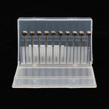 Max 10 Pieces 6mm Tungsten Carbide Burrs Rotary Point Burrs Grinder Shank Bits