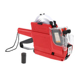 Max MX-6600 / 10 Digits 2 Lines Price Tag Gun Price Labeller Multi-Currency Red