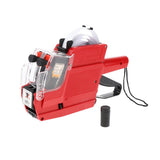 Max MX-6600 / 10 Digits 2 Lines Price Tag Gun Price Labeller Multi-Currency Red