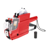 Max MX-6600 / 10 Digits 2 Lines Price Tag Gun Price Labeller Multi-Currency Red