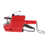 Max MX-6600 / 10 Digits 2 Lines Price Tag Gun Price Labeller Multi-Currency Red