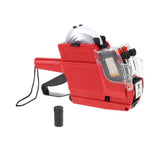 Max MX-6600 / 10 Digits 2 Lines Price Tag Gun Price Labeller Multi-Currency Red