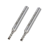 Max Tungsten Steel Straight Shank 4-Flute End Mill Cutter Drill Bit #3