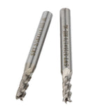 Max Tungsten Steel Straight Shank 4-Flute End Mill Cutter Drill Bit #4