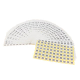 Max 70Sheets Clothing Label Round Size Stickers Retail Apparel Label 14mm dia XS
