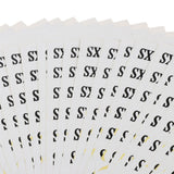 Max 70Sheets Clothing Label Round Size Stickers Retail Apparel Label 14mm dia XS