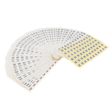 Max 70Sheets Clothing Label Round Size Stickers Retail Apparel Label 14mm dia XS