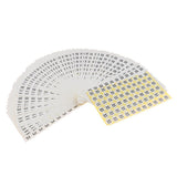 Max 70Sheets Clothing Label Round Size Stickers Retail Apparel Label 14mm dia XS
