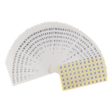 Max 70Sheets Clothing Label Round Size Stickers Retail Apparel Label 14mm dia M