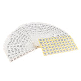 Max 70Sheets Clothing Label Round Size Stickers Retail Apparel Label 14mm dia 2XL
