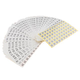 Max 70Sheets Clothing Label Round Size Stickers Retail Apparel Label 14mm dia 2XL